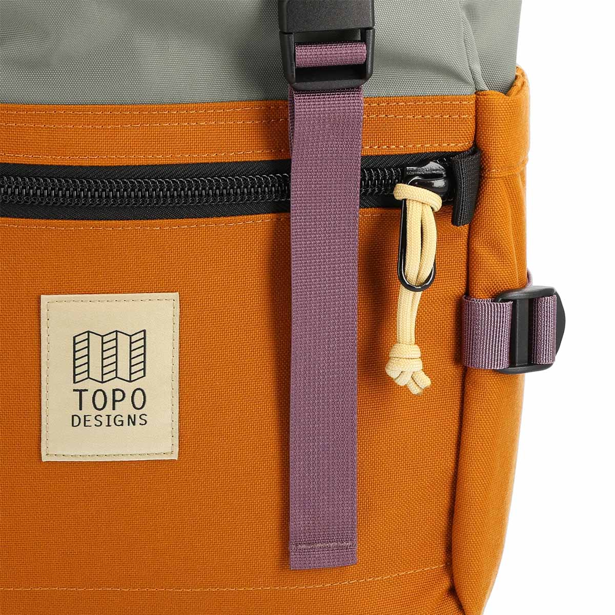 Topo Designs Rover Pack Classic Beetle/Spice, durable, lightweight and water-resistant pack for daily use