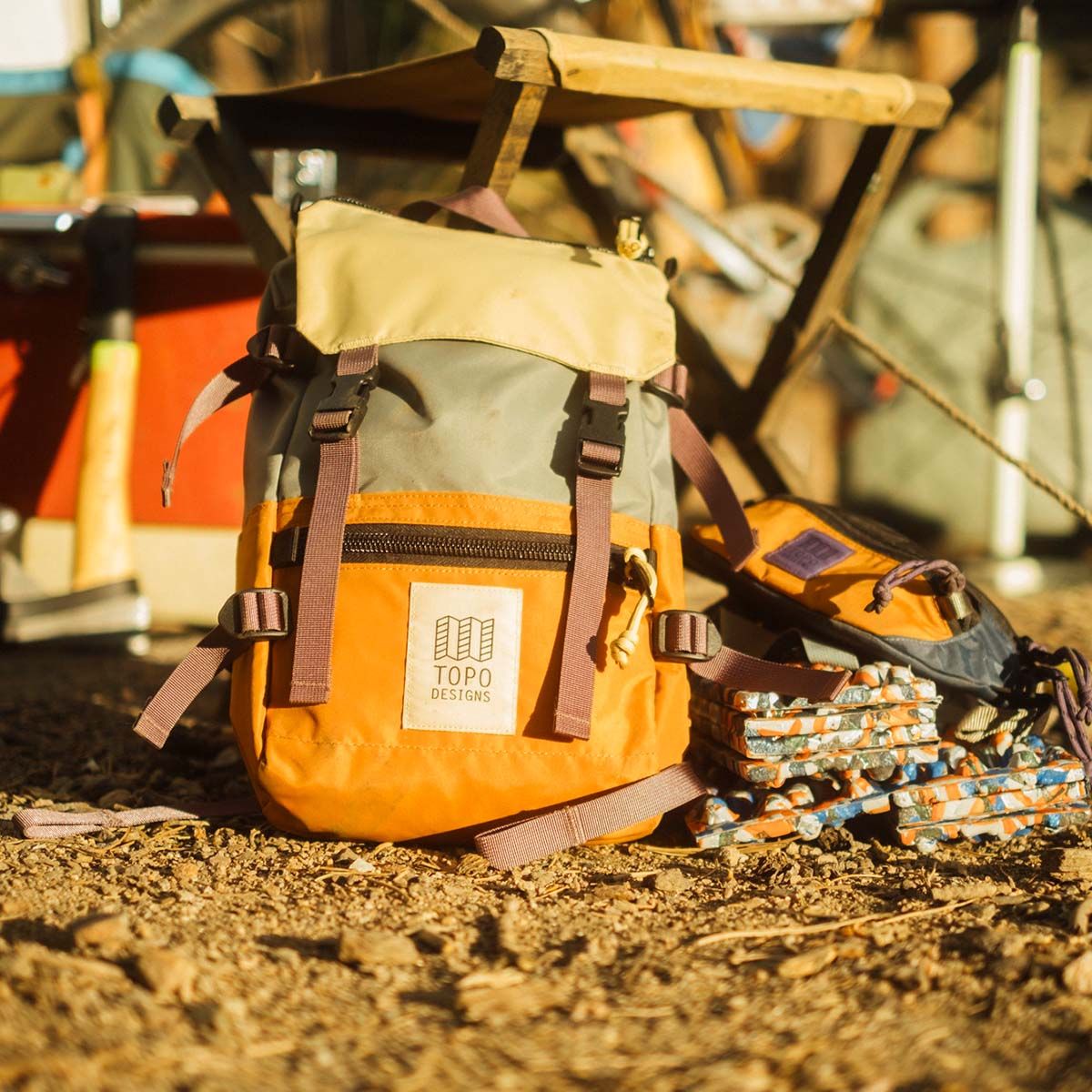 Topo Designs Rover Pack Classic Beetle/Spice, timeless backpack with great functionalities