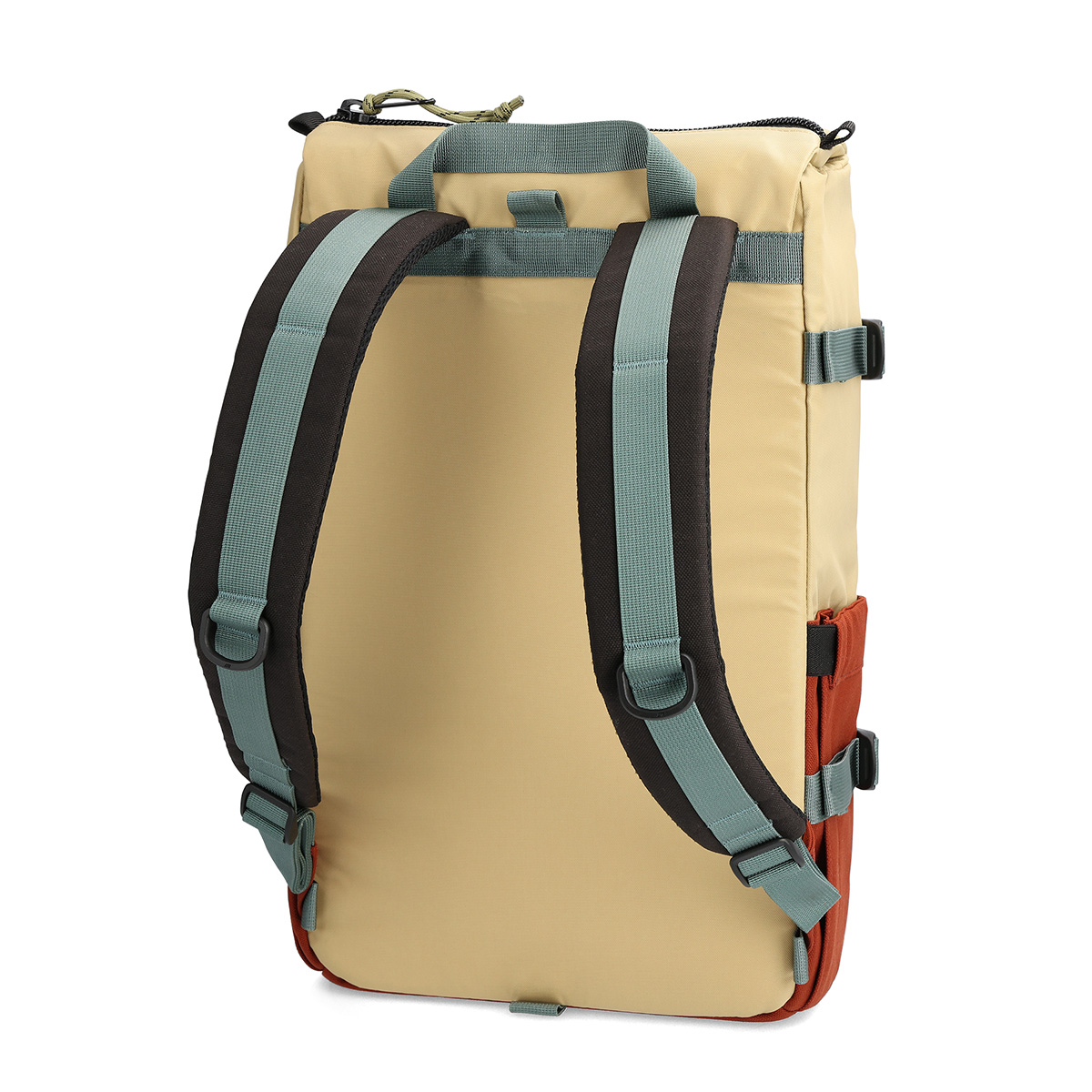 Topo Designs Rover Pack Classic Sahara/Fire Brick, backpanel