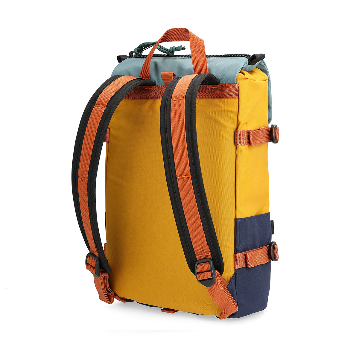 Topo Designs Rover Pack Mini Navy/Mustard, Spacer mesh shoulder straps